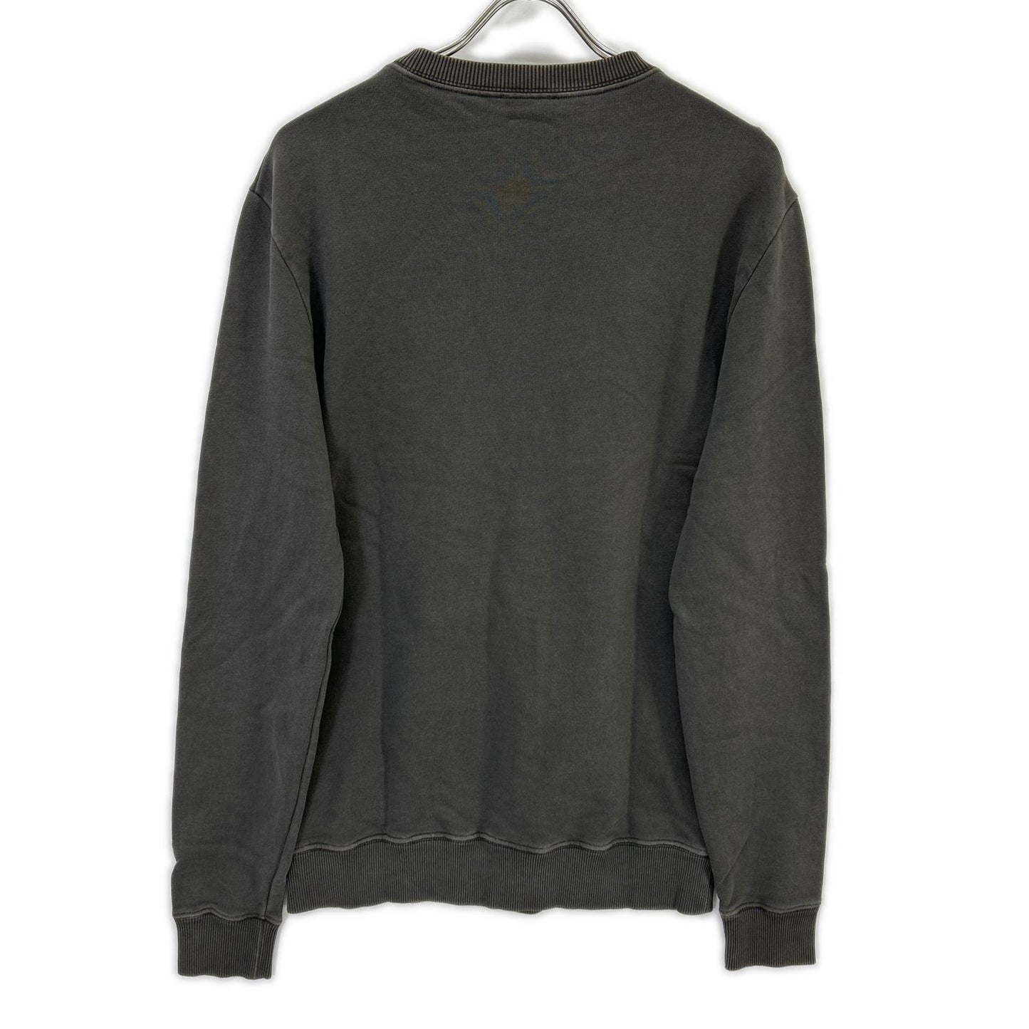 SAINT LAURENT PARIS Faded Gray YSL Logo Sweatshirt Size XS