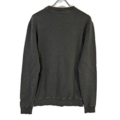 SAINT LAURENT PARIS Faded Gray YSL Logo Sweatshirt Size XS