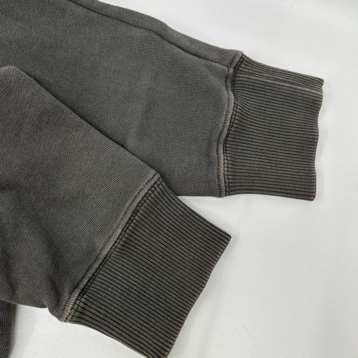 SAINT LAURENT PARIS Faded Gray YSL Logo Sweatshirt Size XS