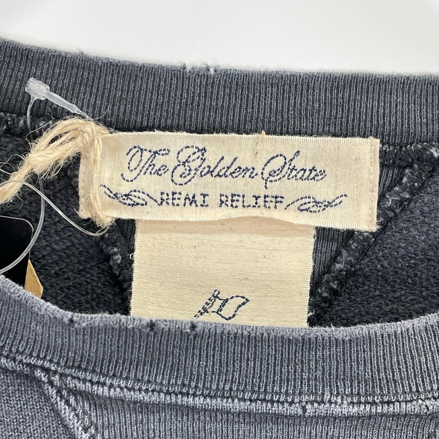 REMI RELIEF Dark Gray Mickey Vintage Print Sweatshirt Size 4