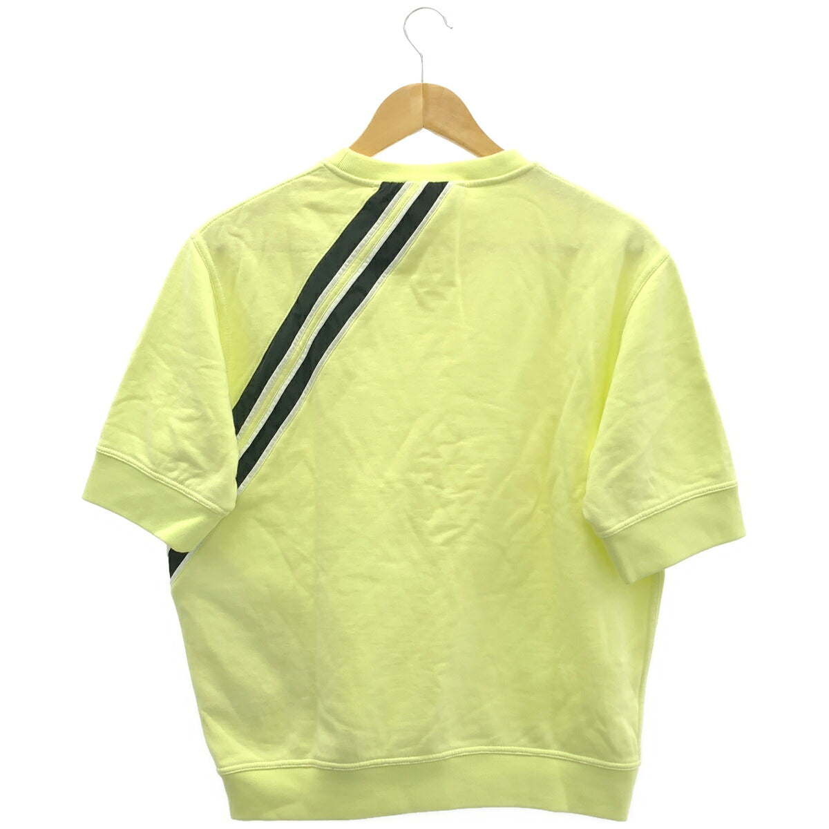 HERMES Yellow Short Sleeve Sweatshirt Size S