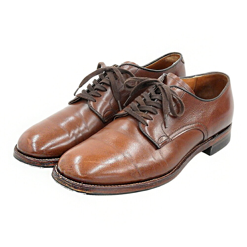 Alden Brown Leather Military Plain Toe Sneakers Size 8.5