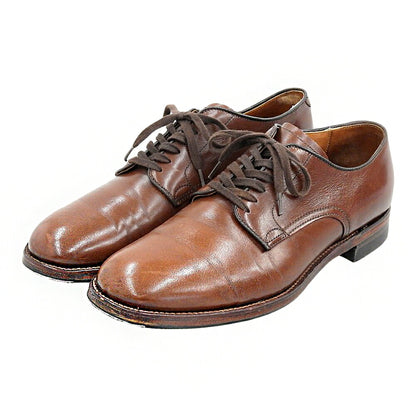 Alden Brown Leather Military Plain Toe Sneakers Size 8.5