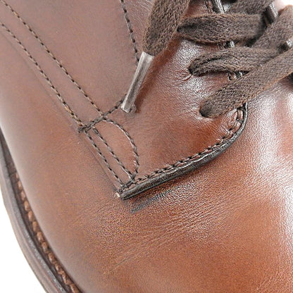 Alden Brown Leather Military Plain Toe Sneakers Size 8.5