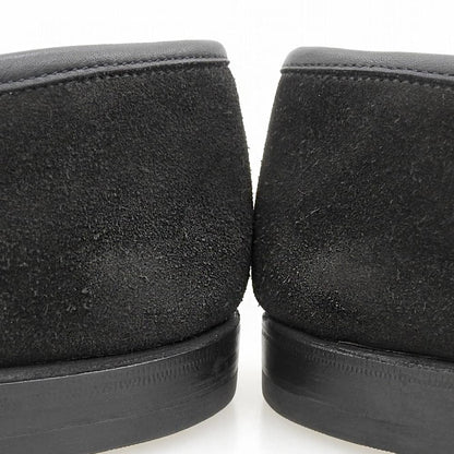 Crockett&Jones Black Suede Boston Coin Loafers Size 8E