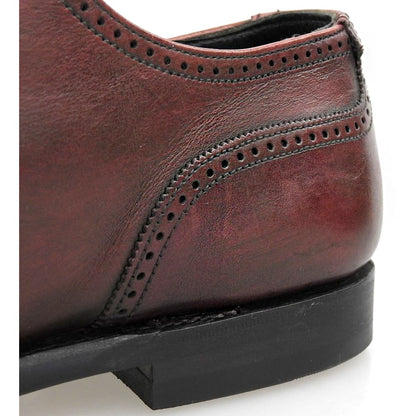 Crockett&Jones Burgundy Leather Wingtip Sneakers Size 8 1/2E