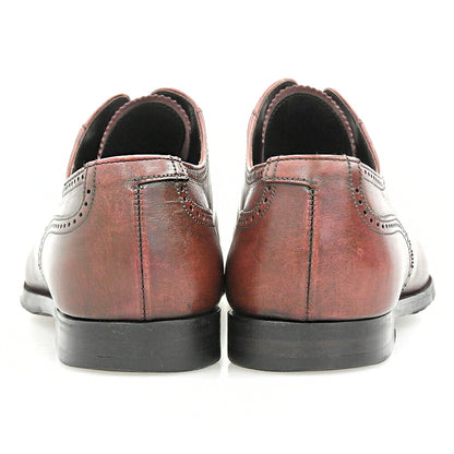 Crockett&Jones Burgundy Leather Wingtip Sneakers Size 8 1/2E