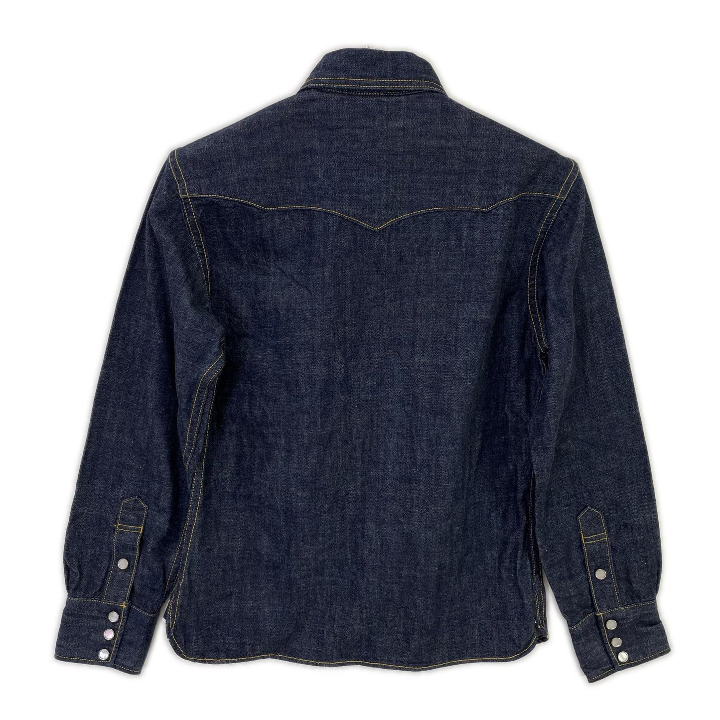 THE FLAT HEAD Indigo Denim Western Jacket Size 36