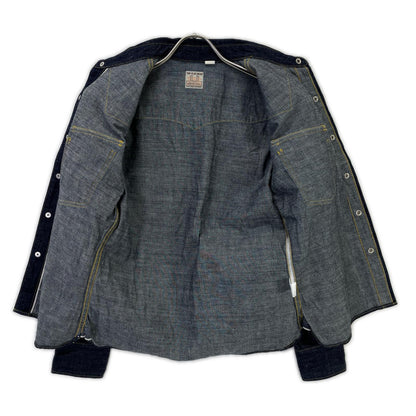 THE FLAT HEAD Indigo Denim Western Jacket Size 36