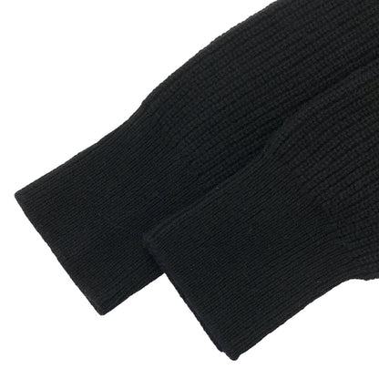 JOHN SMEDLEY Black Recycled Cashmere Knit Jacket Size S