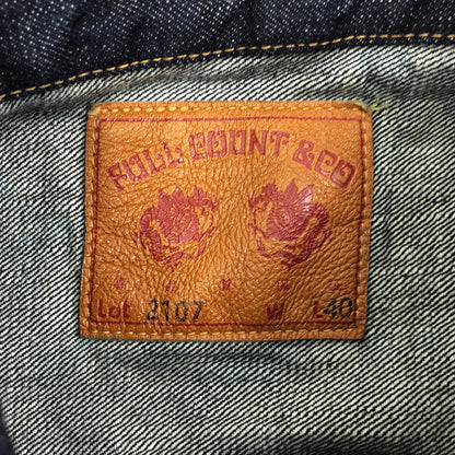 FULLCOUNT 2107W Indigo Type 1 Denim Jacket 13.7oz Size 40