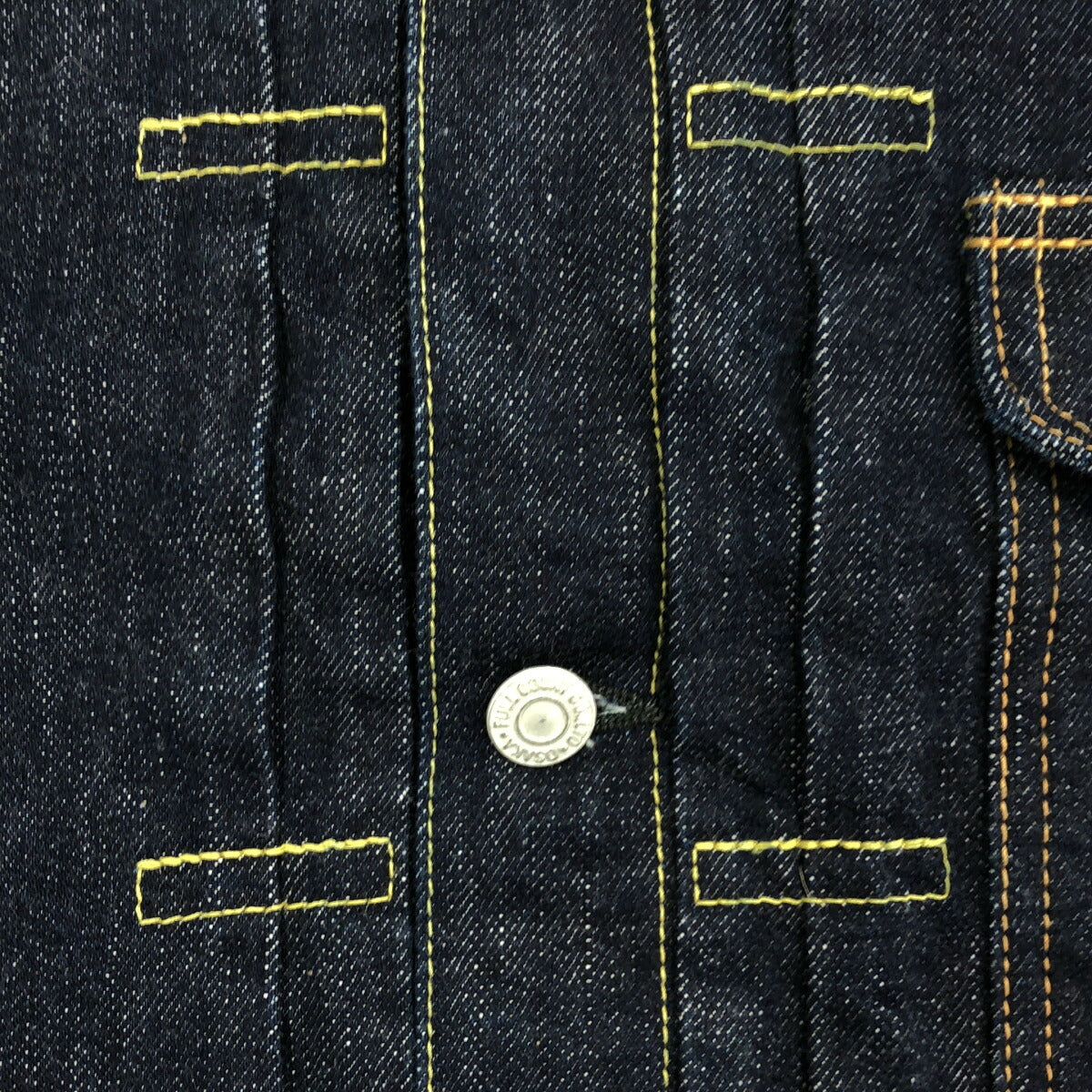 FULLCOUNT 2107W Indigo Type 1 Denim Jacket 13.7oz Size 40