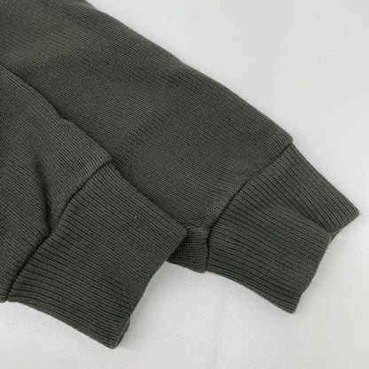 TROPHY CLOTHING Khaki Naval High Neck Long Sleeve Cotton Tee Size 38