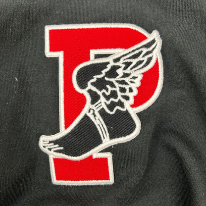 P-wing Black Red Varsity Jacket Polyester Size L