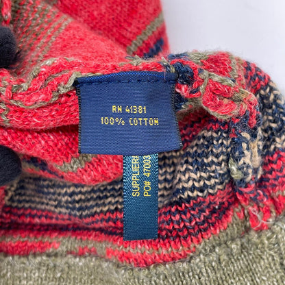 POLObyRalphLauren Native Pattern Wood Linen Cardigan Polo Size L