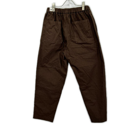JIL SANDER+ 2021 Cotton Easy Pants Brown Size 48