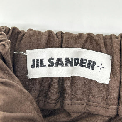 JIL SANDER+ 2021 Cotton Easy Pants Brown Size 48