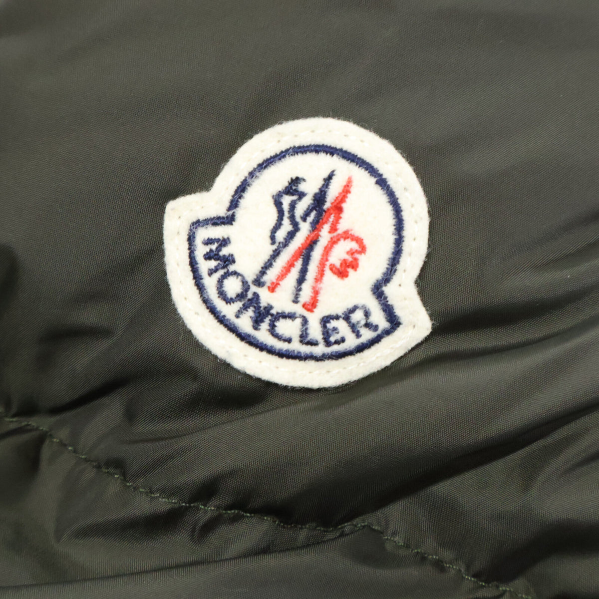 MONCLER Montclar Logo Grosgrain Tape Down Jacket Size 2