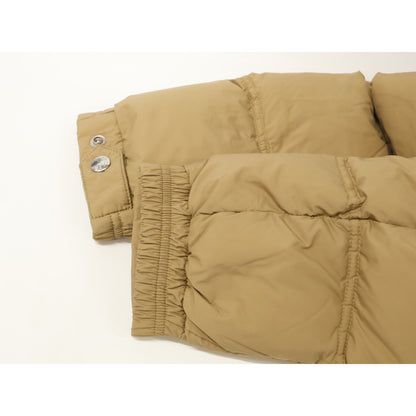 MONCLER DELAUME Big Logo Patch Jacket Camel/White Size 1