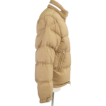 MONCLER DELAUME Big Logo Patch Jacket Camel/White Size 1