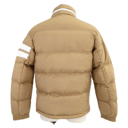 MONCLER DELAUME Big Logo Patch Jacket Camel/White Size 1