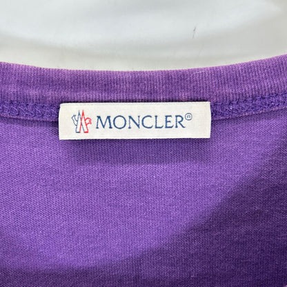MONCLER 19SS Maglia Front Print T-Shirt Purple/Yellow Size L