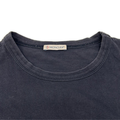 MONCLER 19SS Maglia Logo Print T-Shirt Black/White Size L