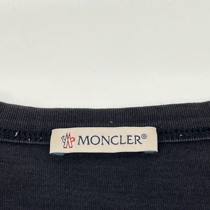 MONCLER 19SS Maglia Logo Print T-Shirt Black/White Size L