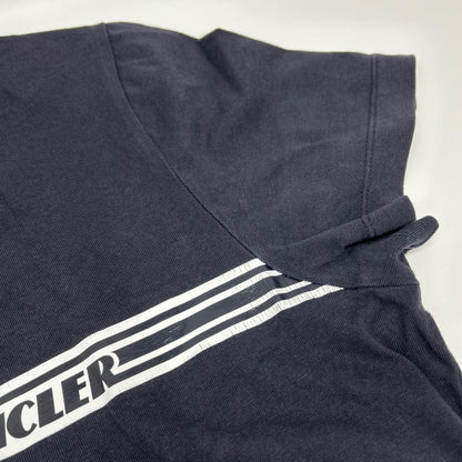MONCLER 19SS Maglia Logo Print T-Shirt Black/White Size L
