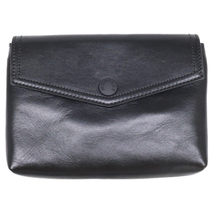 MONCLER Leather Logo Belt Bag Black Size ONE SIZE