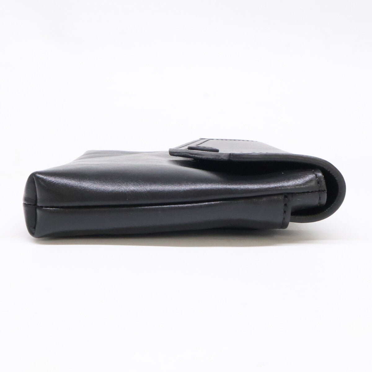 MONCLER Leather Logo Belt Bag Black Size ONE SIZE