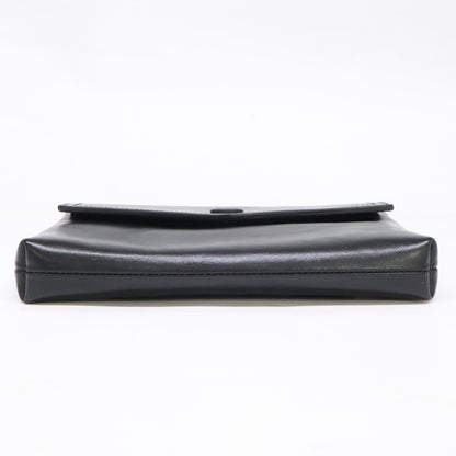 MONCLER Leather Logo Belt Bag Black Size ONE SIZE