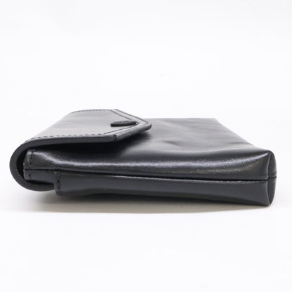MONCLER Leather Logo Belt Bag Black Size ONE SIZE