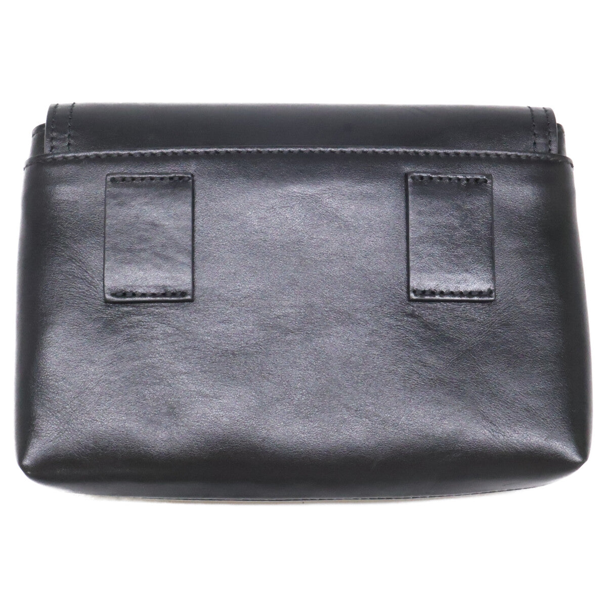 MONCLER Leather Logo Belt Bag Black Size ONE SIZE