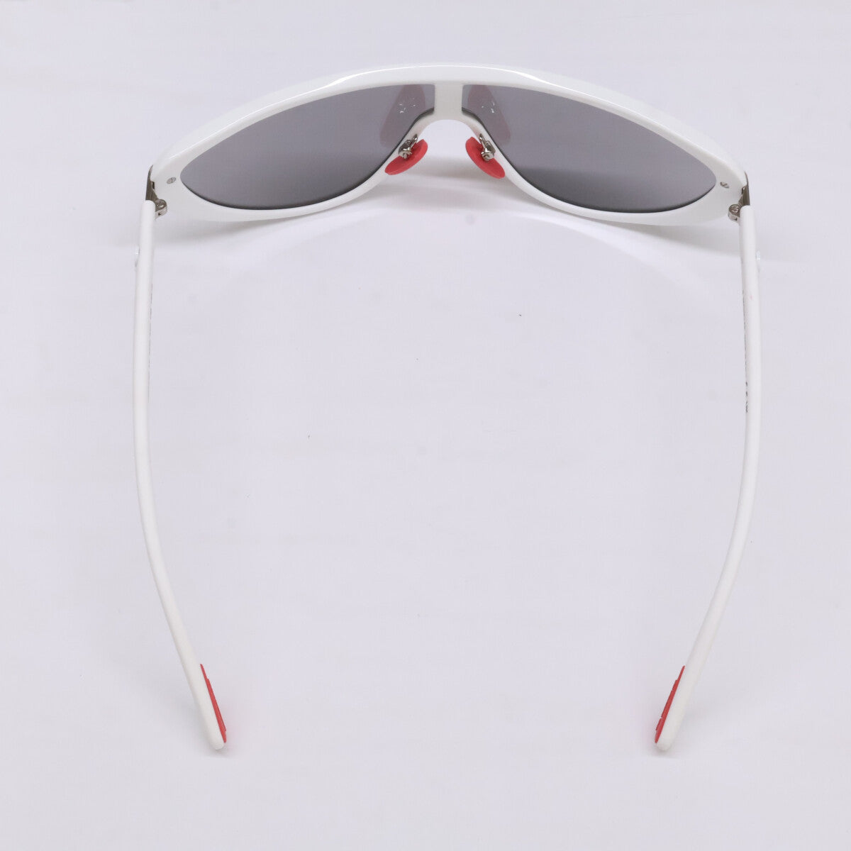 MONCLER Vitesse Shield Shape Sunglasses White Size ONE SIZE