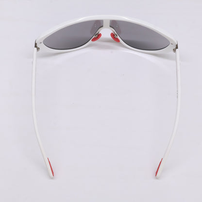 MONCLER Vitesse Shield Shape Sunglasses White Size ONE SIZE