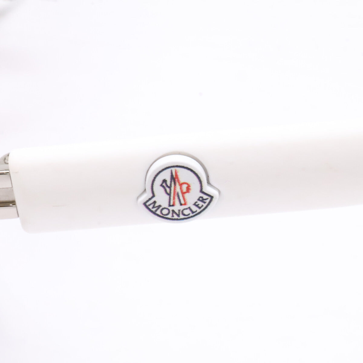 MONCLER Vitesse Shield Shape Sunglasses White Size ONE SIZE