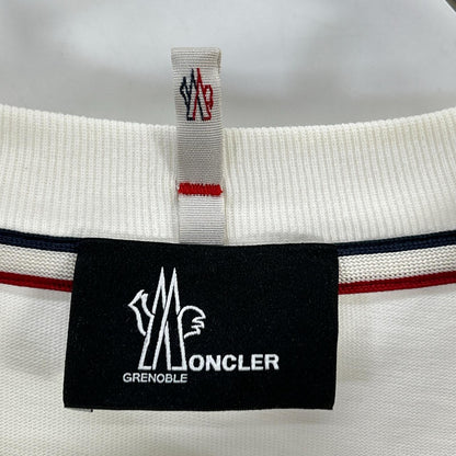 MONCLER 2023 Grenoble Logo Print T-Shirt White Size L