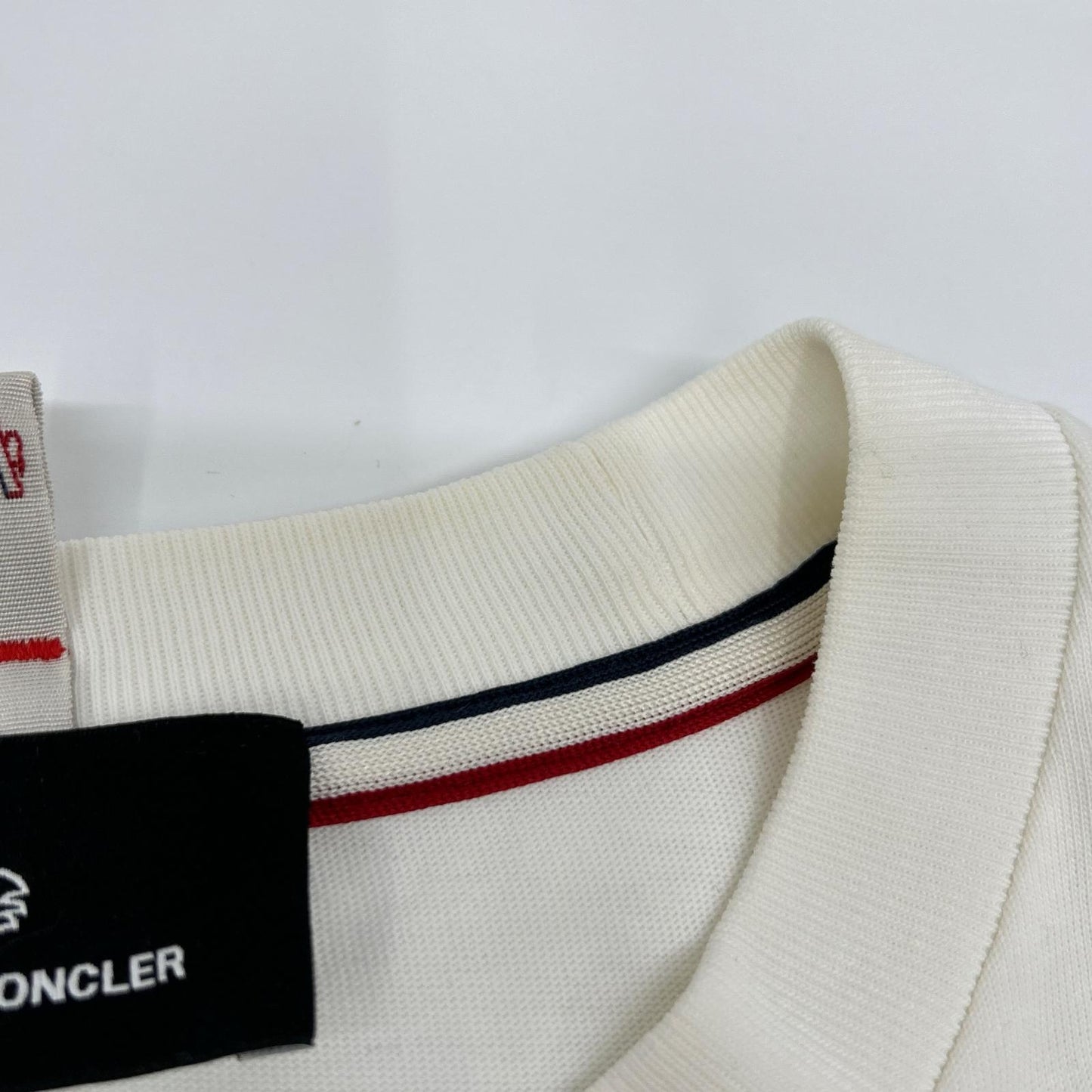 MONCLER 2023 Grenoble Logo Print T-Shirt White Size L