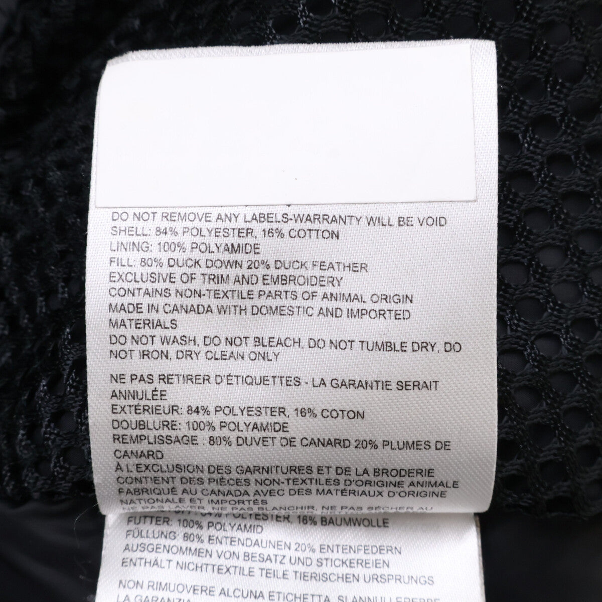 CANADA GOOSE Chateau Parka Black Label Jacket Black Size M/M