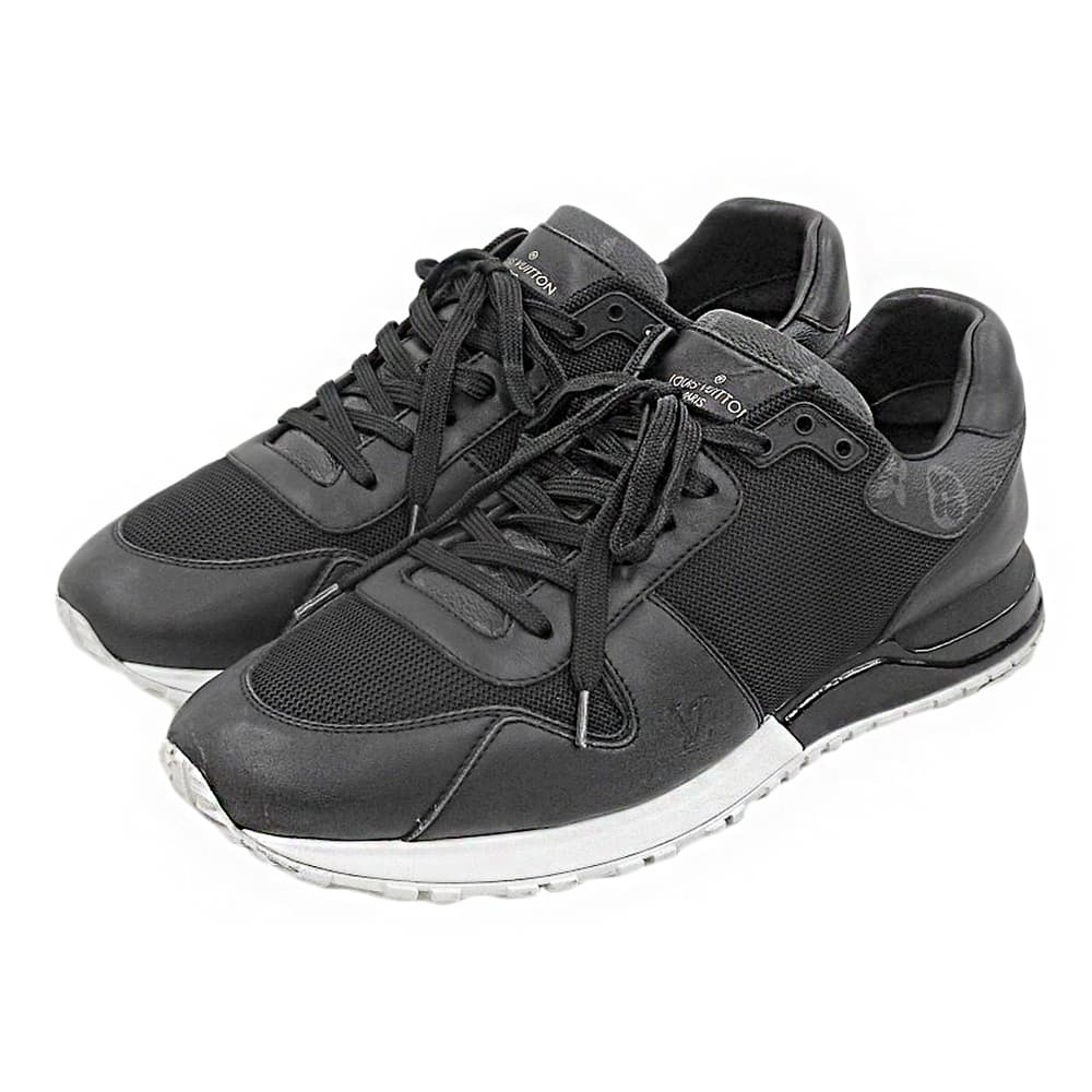LOUIS VUITTON Runaway Monogram Eclipse Sneakers Black Size 9