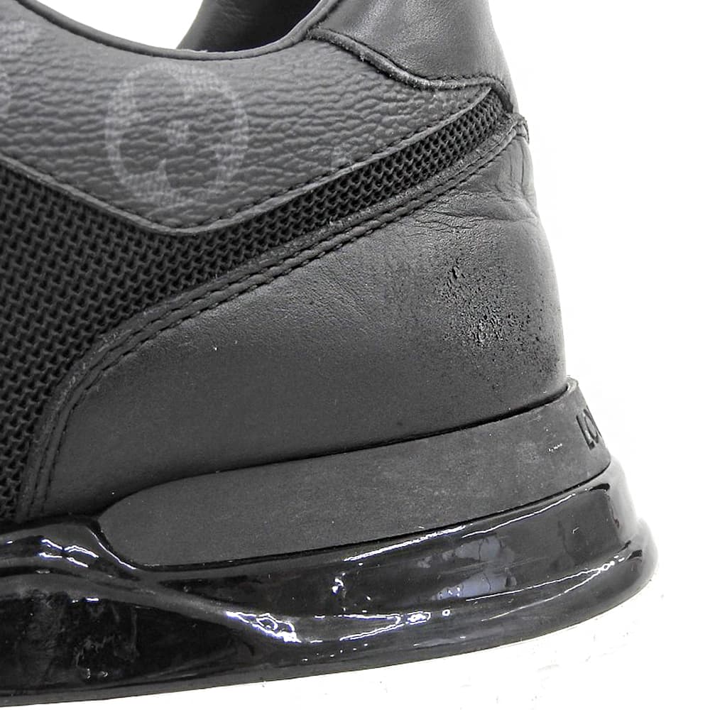 LOUIS VUITTON Runaway Monogram Eclipse Sneakers Black Size 9