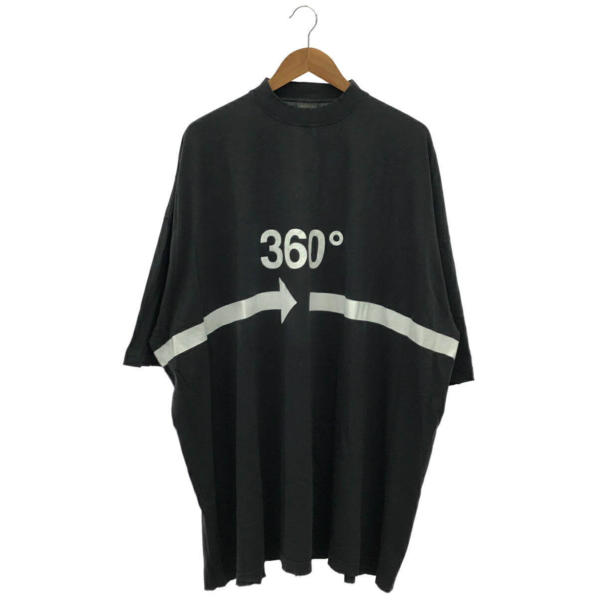 BALENCIAGA 360 Tubular Oversized Black Size 2