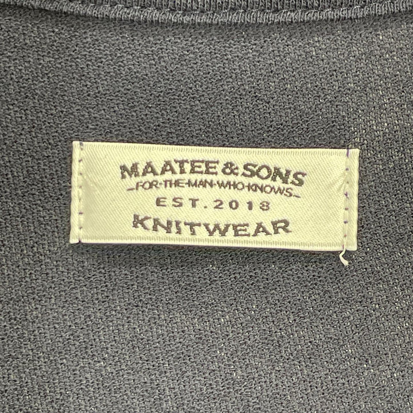 MAATEE&SONS 26SS Cotton Crepe Skipper Shirt Navy Size 2