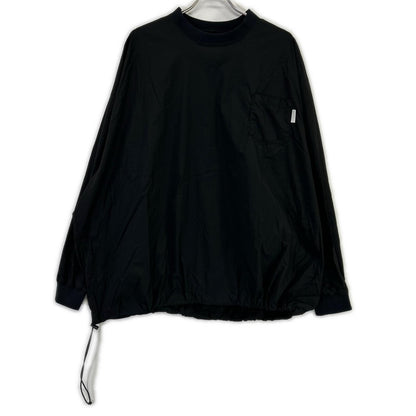 s.f.c stripes for creative Black Crewneck Pullover Size L