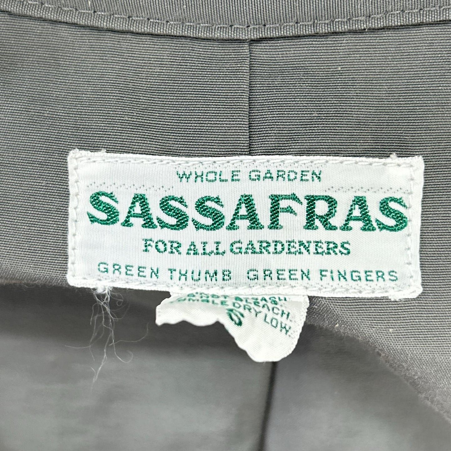 SASSAFRAS GARDENER HALF Wool Button Jacket Gray Size S