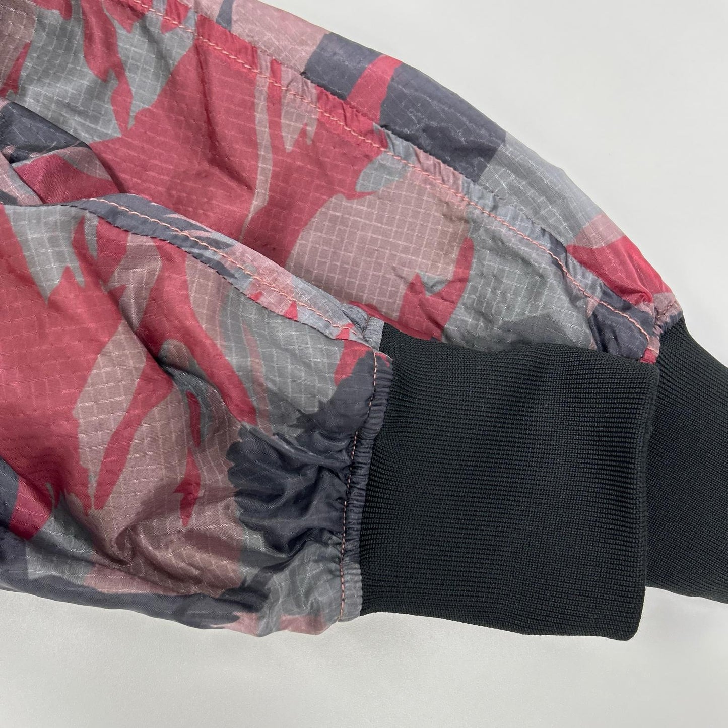 DIESEL Khaki/Red Camo Reversible Nylon Jacket Size M