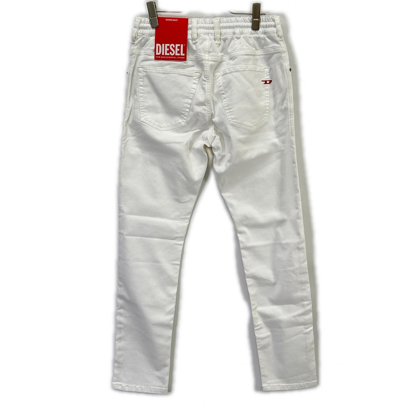 DIESEL 25SS D-Krooley Joggjeans White Jeans Size 28