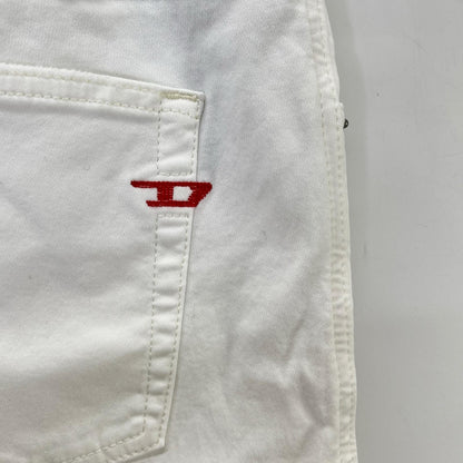 DIESEL 25SS D-Krooley Joggjeans White Jeans Size 28
