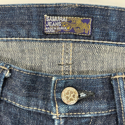 SAMURAI JEANS S003JP 15oz Selvedge Jeans Indigo Size W32L36
